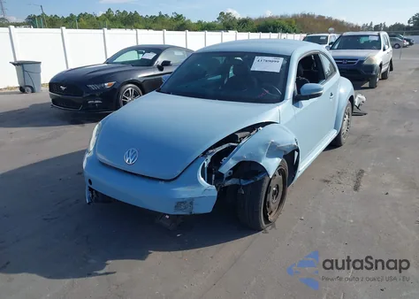 2014 Volkswagen Beetle 2.5L из США, поврежденный, VIN 3VWJP7AT0EM620611
